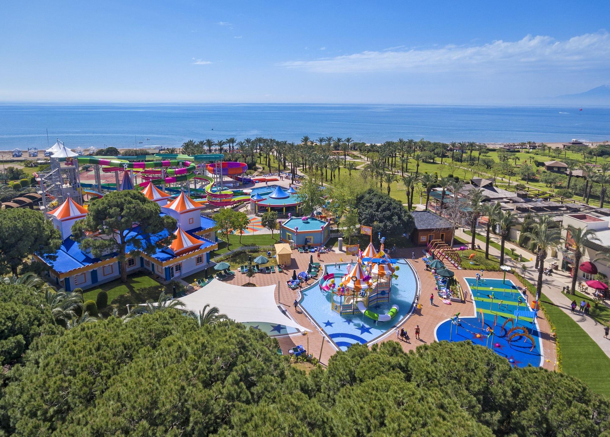 Ic Hotels Green Palace - Kids Concept Antalya Exterior photo Aerial view of the park