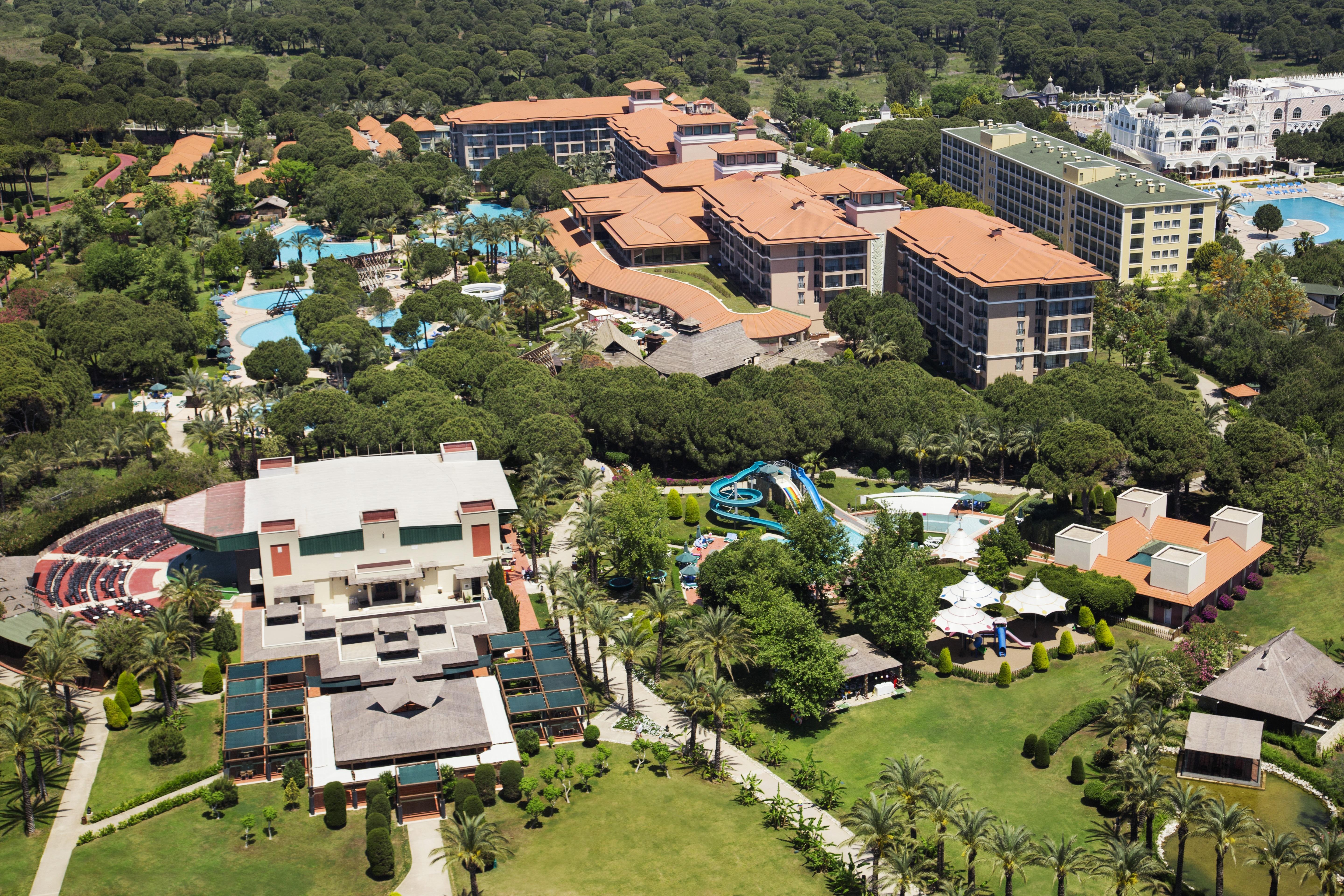 Ic Hotels Green Palace - Kids Concept Antalya Exterior photo Aerial view of the resort