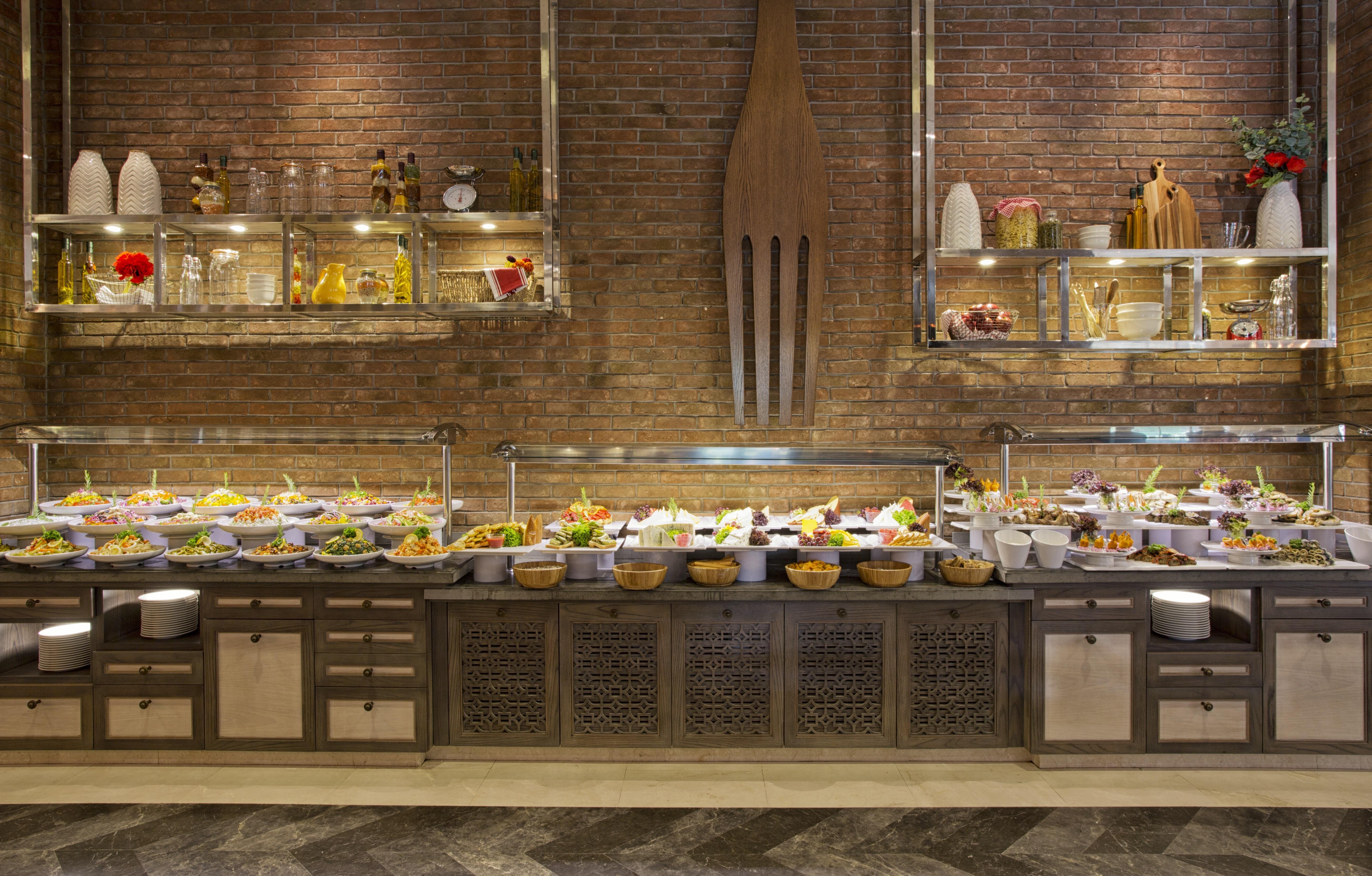 Ic Hotels Green Palace - Kids Concept Antalya Exterior photo A salad bar
